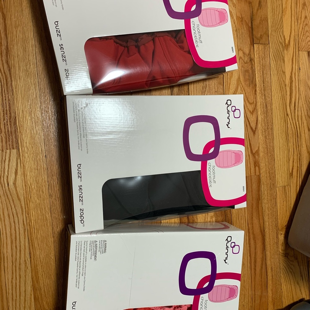Quinny stroller foot muffs